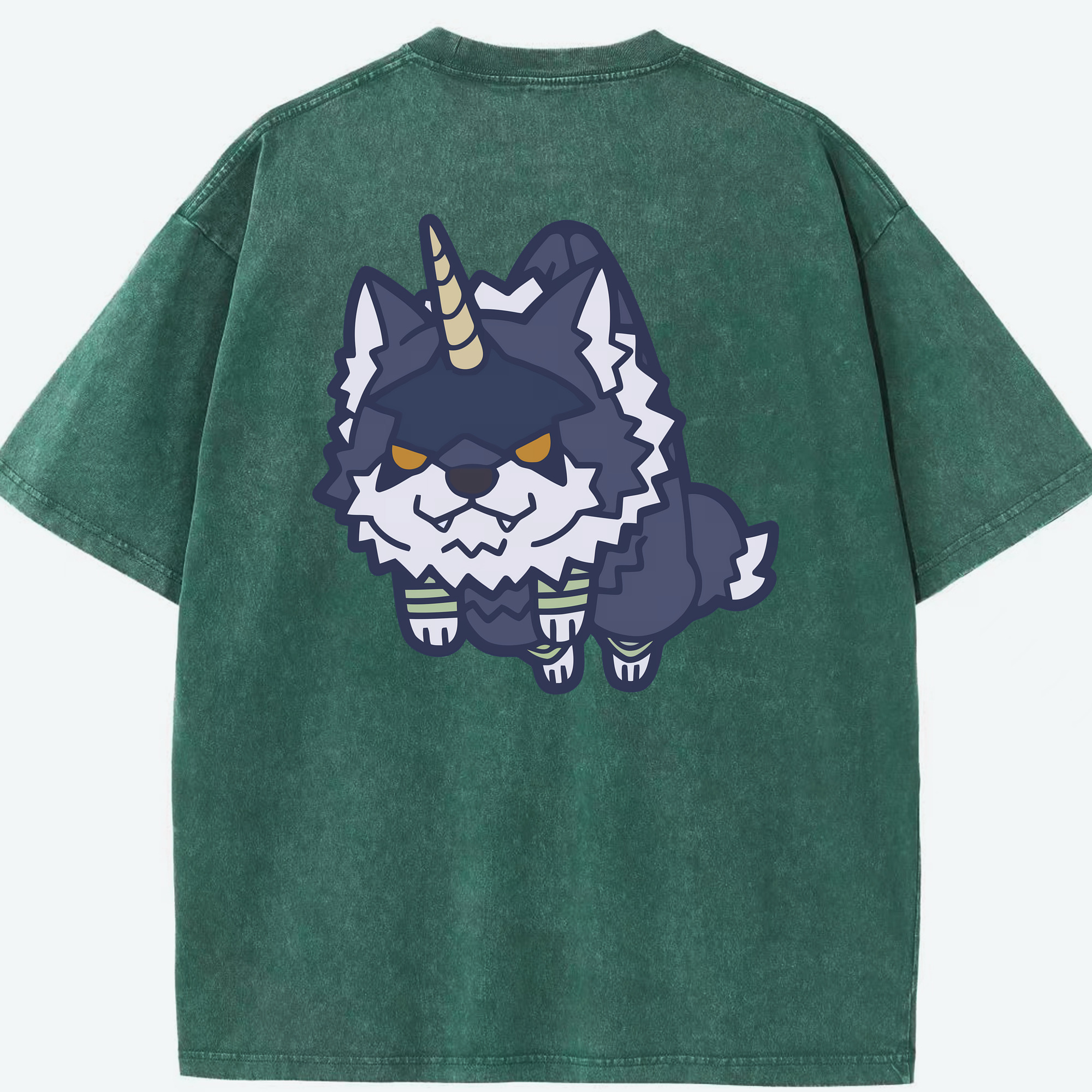 （画像用） 転スラ Regarding Reincarnated to Slime 綿100% ヴィンテージ風 半袖Tシャツ（背面プリント）